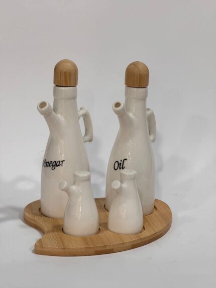 ظرف پذیرایی( روغن سرکه فلفل نمک )