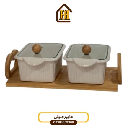 ظرف سرو غذا سرامیک بامبو